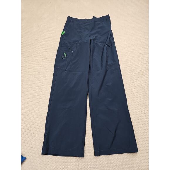 Carhartt Force Scrub Pants Womens Small Petite Blue Cargo Pocket Performance - Picture 8 of 10